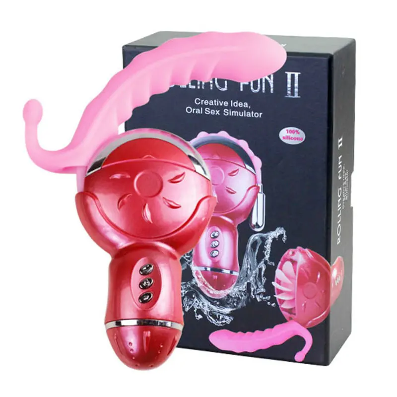 BAILE Rolling Fun Generation TWO 12 Vibrating 6 Rolling Oral Sex Simulator, Great Erotic Sex Toys, Audlt Products
