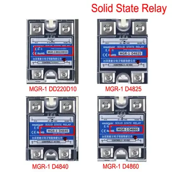 

US Stock 3-32VDC to 24-480V AC Solid State Relay SSR + Clear Cover