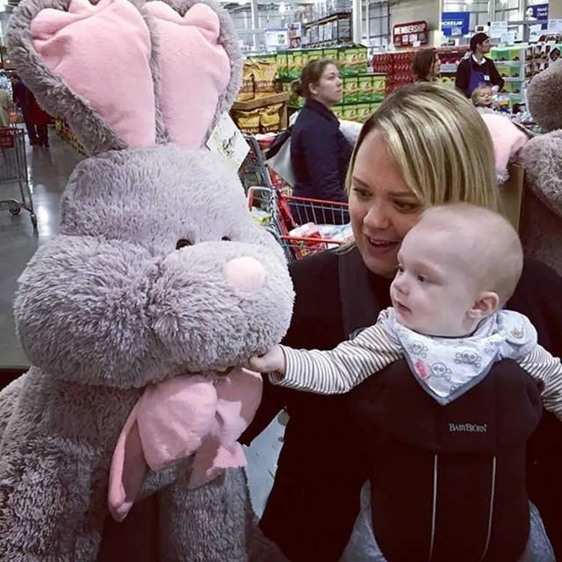 Conejo de regalo de Navidad muñeca kawaii suave almohada anime peluche para niños juguetes niño novia regalos Decoración