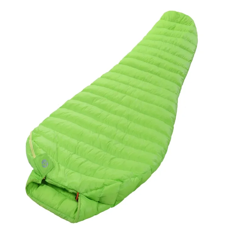 

Aegismax outdoor camping sleeping bag ultralight White Goose Down Sleeping Bags Plumas Season Fan Shape With Sack Lengthened bag