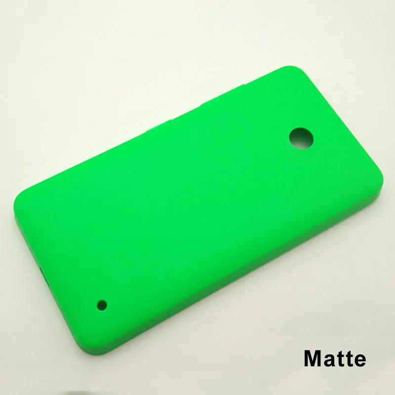 Подлинный корпус для Nokia lumia 630 635 636 638 RM 978 RM-1020 RM1027 Новая задняя крышка батарейного отсека черный чехол - Цвет: Green  matte