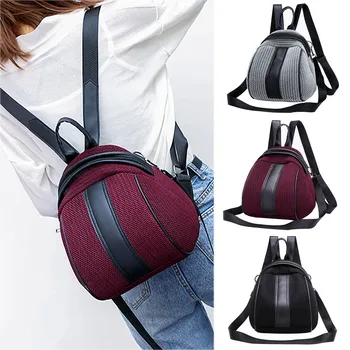 

New Mini Backpack Mochilas mujer 2019 Women Color Matching Wild Fashion Leisure Travel Bag Student Bag Backpack sac a dos #C6