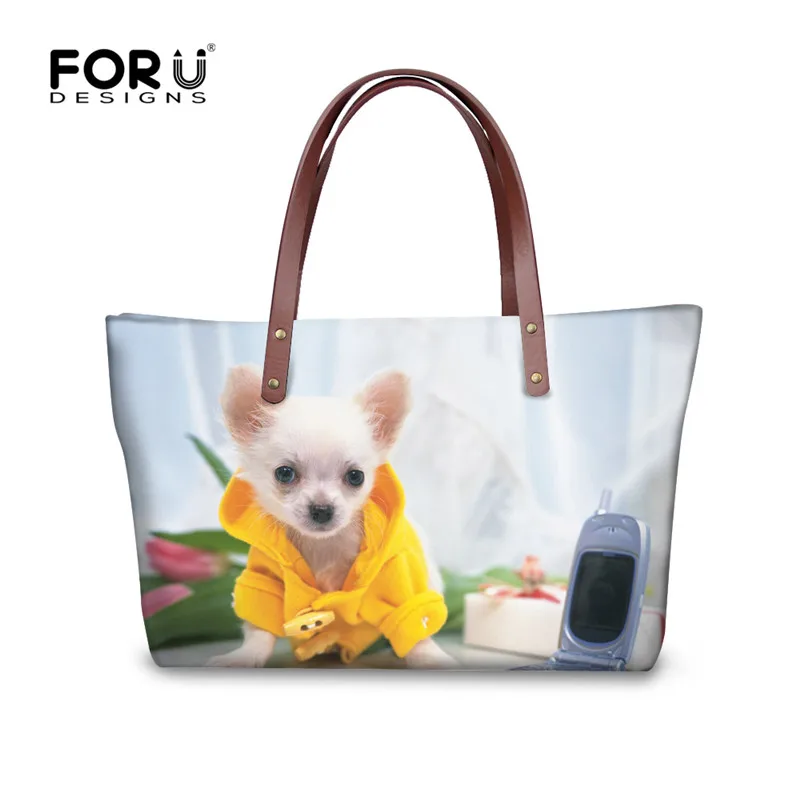 Forudesigns/померанский шпиц сумки Для женщин Сумки собака Леди Сумки Tote Сумки путешествия Креста тела сумка для женщины Bolsas feminina - Цвет: H2845AL