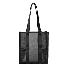 Полый большой емкости для покупок, сумка для плавания унисекс, сетчатый спортивный тренировочный чехол, сумка для колледжа, ABS, сумка J11