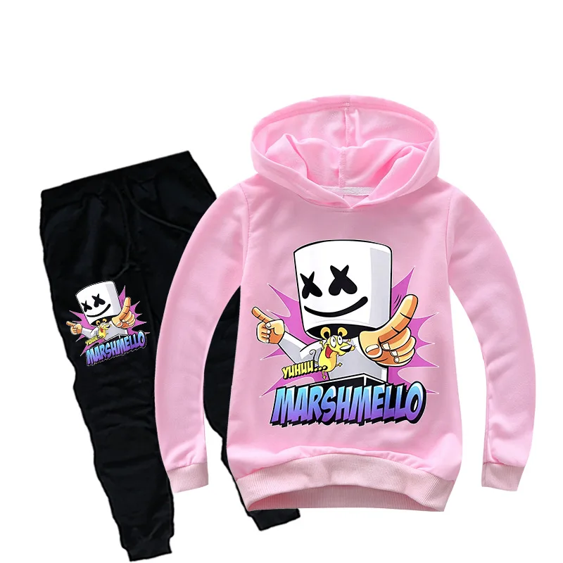 

DJ Costume Game Kids Clothes Set Children Pullover Sweatshirt Hoodies+Long Pants Suit Spring Fall Teen Sports Boys Tracksuit