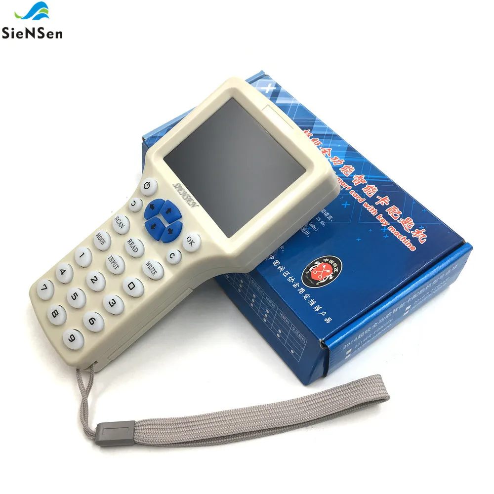 SieNSen 9 частоты английский язык ЖК экран супер ручной RFID считыватель записывающее