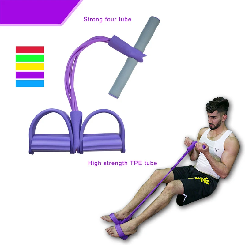 

Pedal Exerciser rubber band elastic fitness yoga loop natural latex tension resistance pull rope exercise tranining stretch band