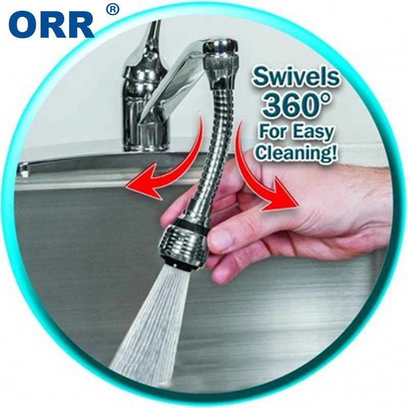 Stainless steel Economizer 360 Rotatable Adjustable kitchen Faucet