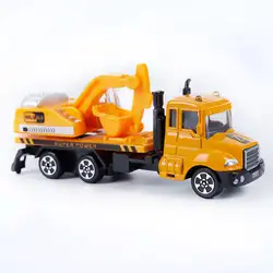 WHYY-мини-игрушки Автомобили Модель сплав Пластик Diecasts инженерной модели автомобиля Дисплей Стенд подарок для детей A2
