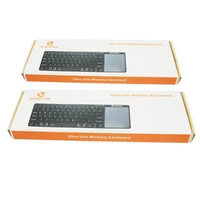 Zoweetek K12BT-1 мини беспроводной Русский Иврит Английский Испанский Bluetooth клавиатура Touchpad дистанционное управление для ПК Android ТВ коробка