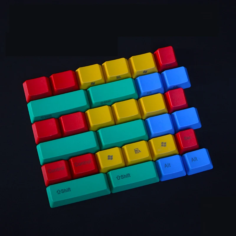 OEM профиль PBT RGBY CMYK модификаторы 10 клавиш лазерная гравировка колпачки для Cherry MX