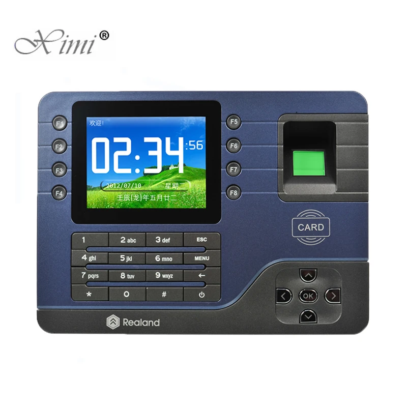 Realand AC091 P2P Cloud Service Fingerprint Time Attendance With RFID Card TCP/IP USB