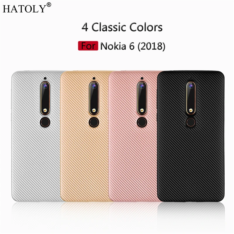 

sFor Cover Nokia 6.1 2018 Case for Nokia 6.1 Soft Rubber Silicone Armor Protective Phone Shell Phone Case for Nokia 6.1 2018