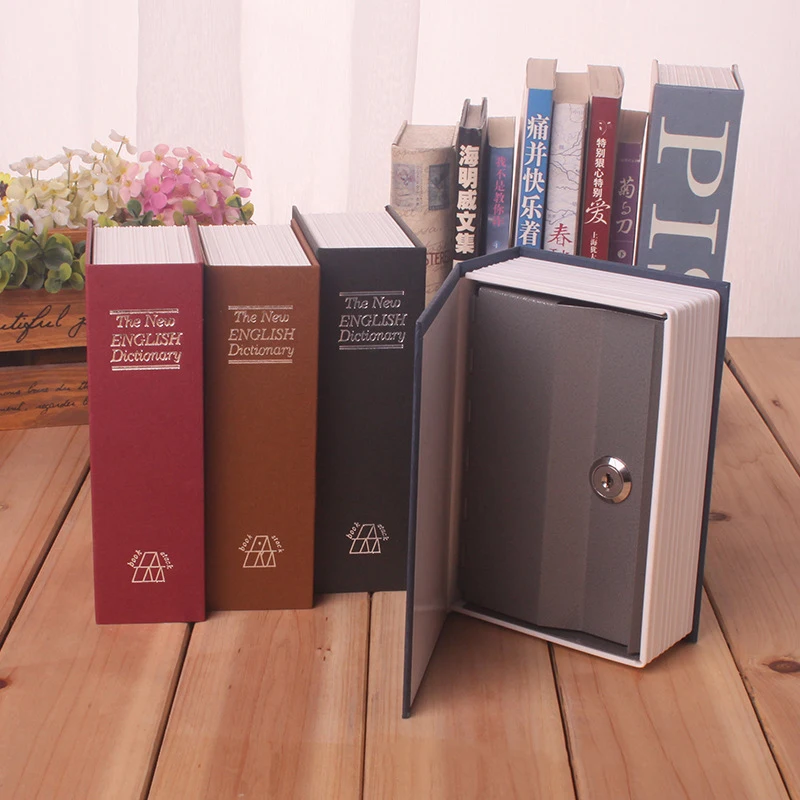 24 1x15 7x5 5 см словарь книги с кодовым замком ящики для хранения металлические