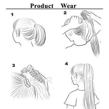 Luxury for Braiding 30inch 210g  Long Wavy High Temperature Fiber Synthetic Hair Pieces Claw Clip Ponytail Extensions for Women 2