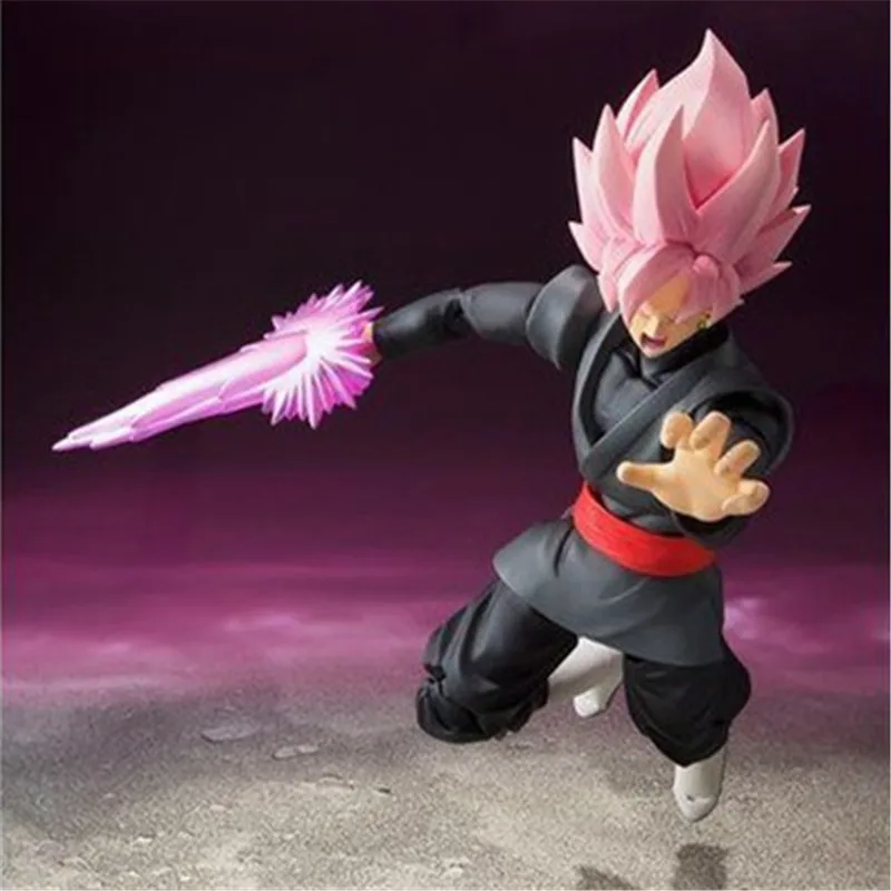 Dragon Ball Z Сон Гоку розовый черный Zamasu Joint мобильность ПВХ фигурка подвижная Коллекция Модель 14 см