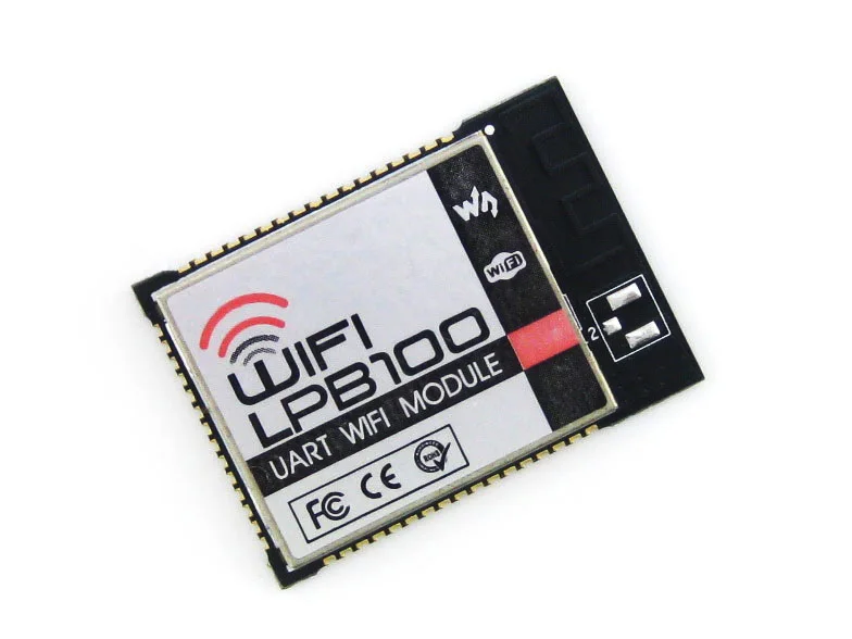 

WIFI-LPB100-A # LPB100 WiFi Module PCB Antenna Up to 5 TCP Client connections Supports GPIO SPI UART Free Shipping