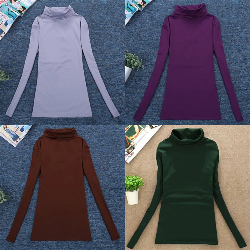 Женские блузки с высоким воротником и длинным рукавом для девочек|shirt feminina|sleeve