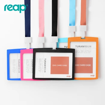

ID card case Business Card Holder Employee Badge large size 105*74mm with lanyards Multicolor optional