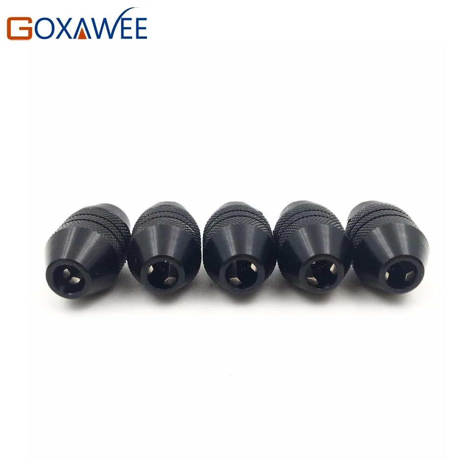 

GOXAWEE Mini Drill Chuck For Dremel Rotary Power Tool Accessories Shank 0.3-3.2mm Drill Collet 8*0.75mm For Shaft Drill Chuck