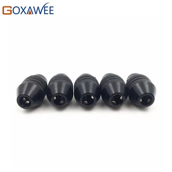 

GOXAWEE Mini Drill Chuck For Dremel Rotary Power Tool Accessories Shank 0.3-3.2mm Drill Collet 8*0.75mm For Shaft Drill Chuck