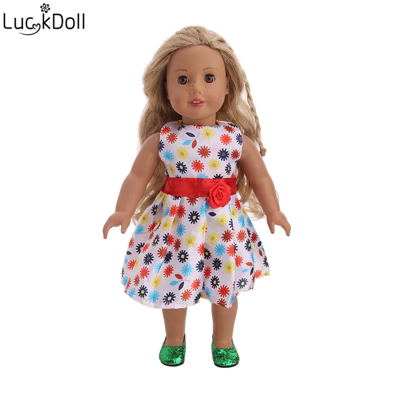 Luckdoll Красивая 18 дюймов американская Кукла Блестки туфли кукольные аксессуары мини обувь детская лучший подарок n1564-n1673