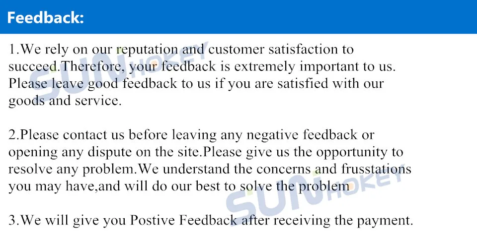 feedback