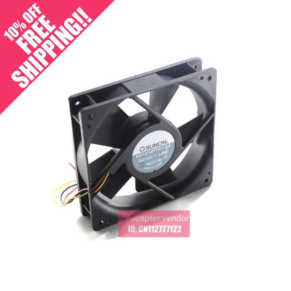 

SUNON KD1212PTB1-6A 12V 4,8 W 12025 12CM Вентилятор охлаждения шасси