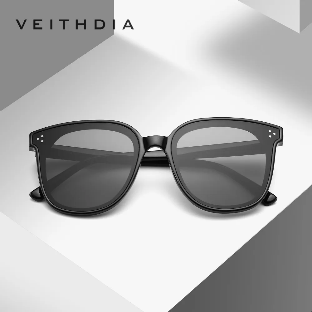 

VEITHDIA Brand Designer Unisex Sunglasses Polarized Photochromic Lens Vintage Sun Glasses For Men/Women V8510