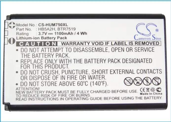 Cameron Sino 1100mAh батарея для крикета Crosswave WiFi широкополосный маршрутизатор EC5805 HUAWEI C8000