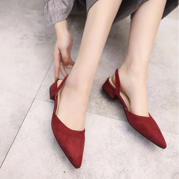 

Women Pumps Ankle Strap Thick Heel 2019 Shoes Women Square Toe Mid Heels Dress Work Comfortable Ladies Shoes Size 35-39