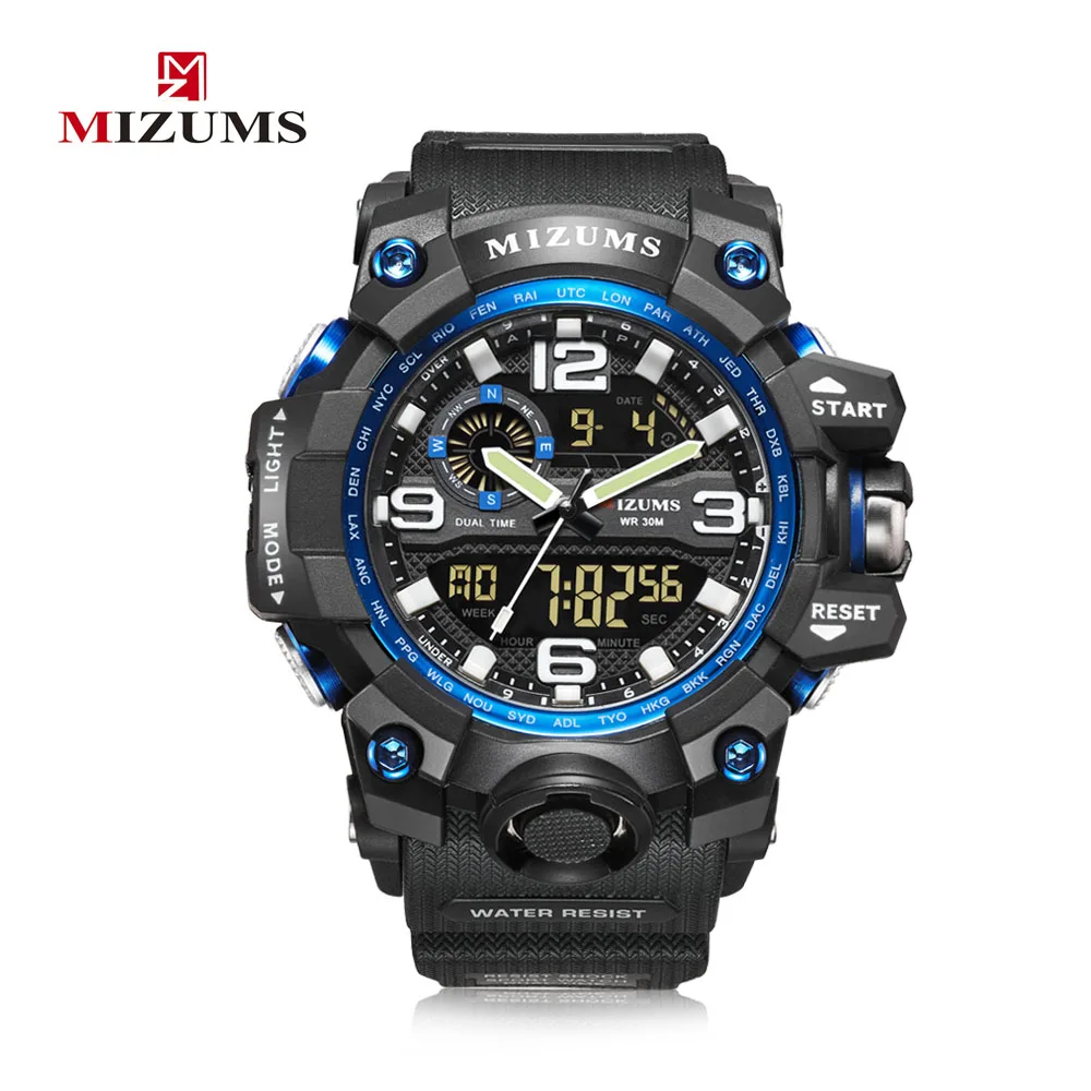 Big Dial Digital Watch S SHOCK Men Military Army Watch Water Resistant LED Sports Watches luxury brand mizums watches drop shipping (2)