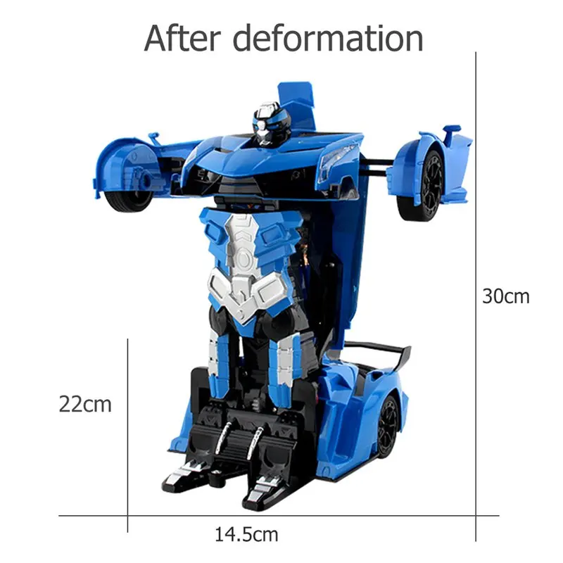 

Kids 2 In 1 RC Deformation Automaton Models Car Children Remote Control Toys Child Diecasts Vehicle Kits Gesture Action Toy