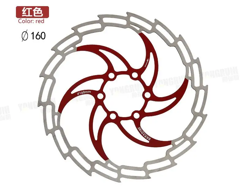 BARADINE BD-05D горный велосипед комплектующие дисковых тормозов 160 мм/180 мм дисковые велосипедные аксессуары - Цвет: 160MM