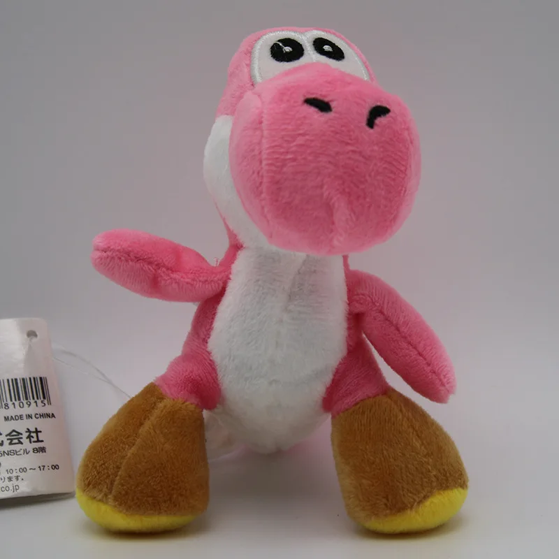 Super Mario Bros Yoshi Dragon Plush Dolls Cute Game Cartoon Yoshi Plush Toys 10.5cm 10pcslot  (5)