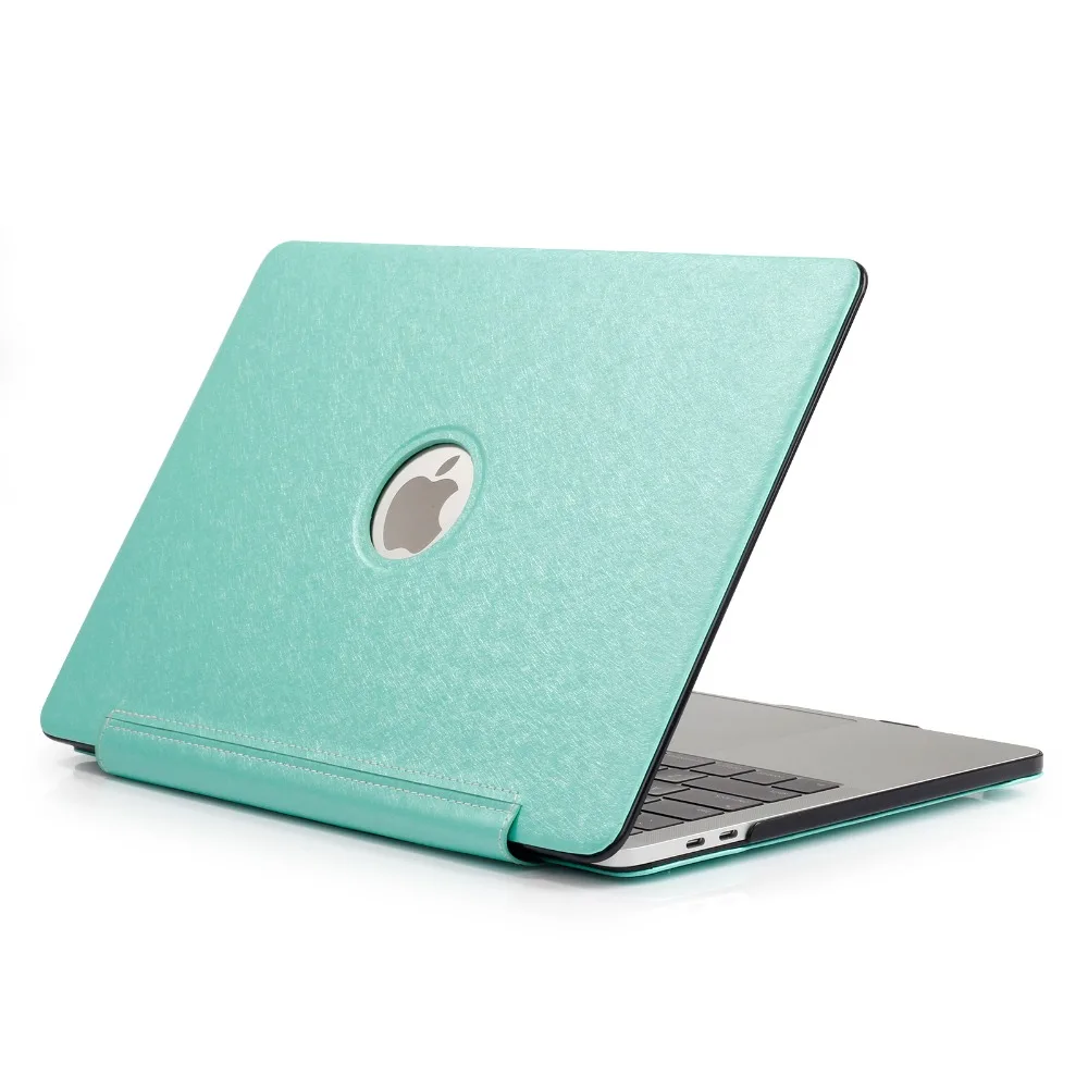 Жесткий защитный чехол из искусственной кожи с покрытием для MacBook Air Pro Retina 11 12 13 15