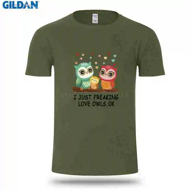 Модная футболка Для мужчин 100% хлопок Лето сова любовь Pop Top Tee большой Размеры Xxxl