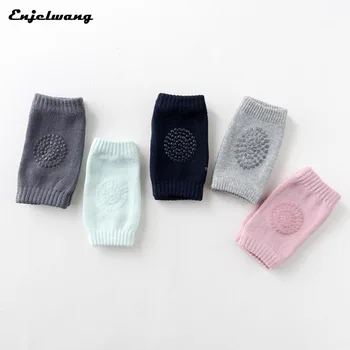 

20pairs=40pcs Pure Color Baby Cotton Leg Warmer Crawling Protector Pad Newborn Infant Kneecap Knee Covers Wholesale