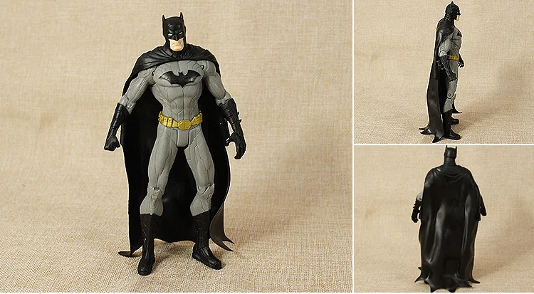  DC Comics Superheroes Toys Superman Batman Wonder Woman The Flash Green Lantern Aquaman Cyborg PVC 