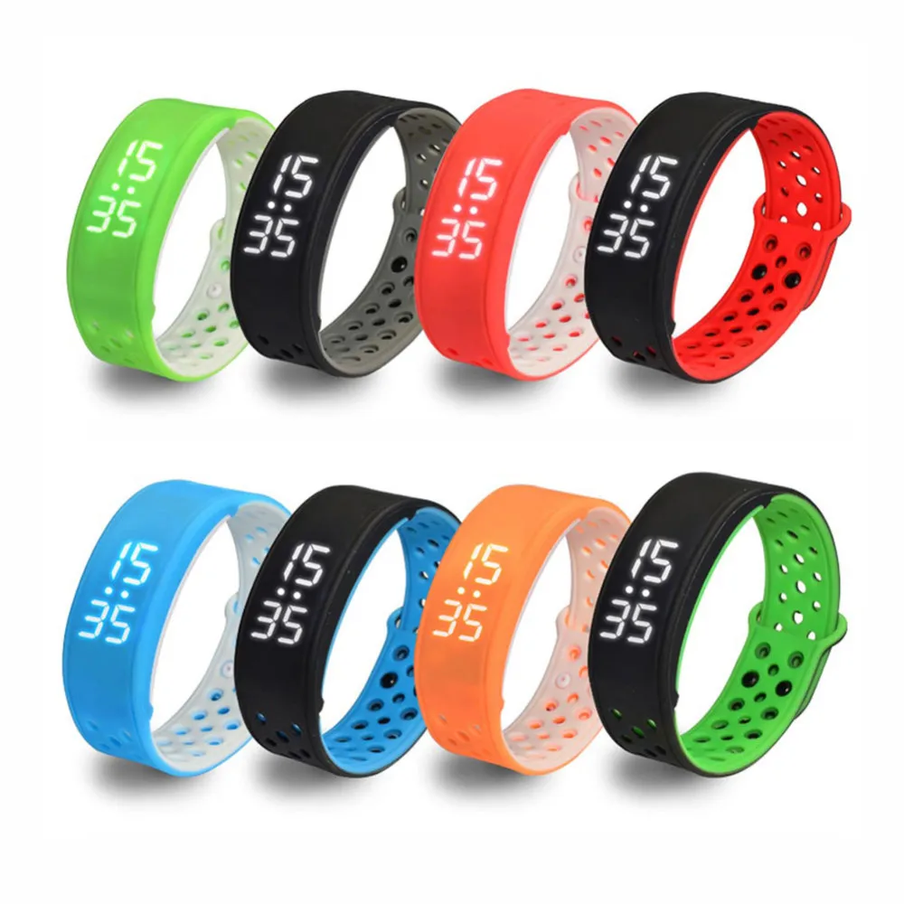 New W9 Waterproof Smartband Wrist Sport Bracelet Pedometer Activity Tracker Blue