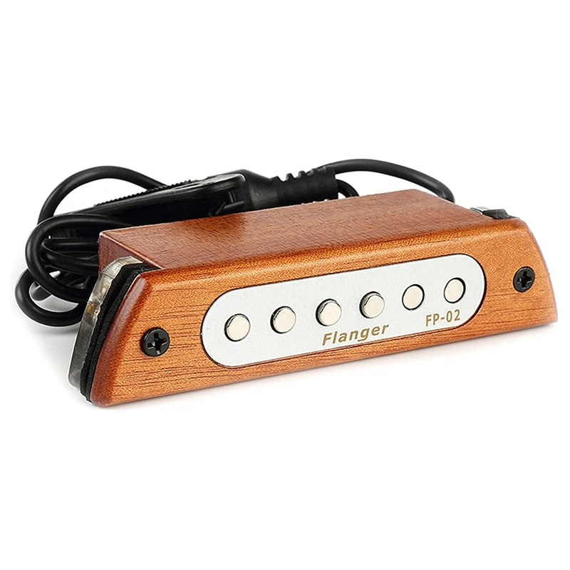 Flanger Fp 02 акустическая деревянная гитара звуковое отверстие пикап Магнитная Пикап