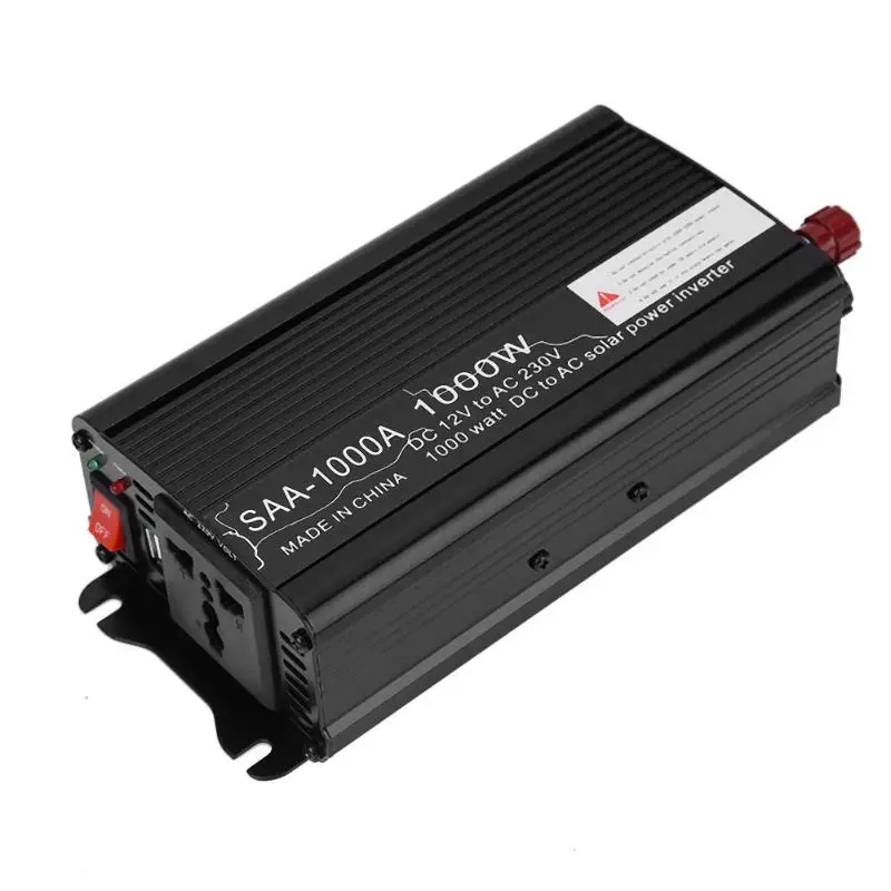1000W Peak Car Power Inverter DC 12V/24V To AC 220V 50Hz Auto Inverters