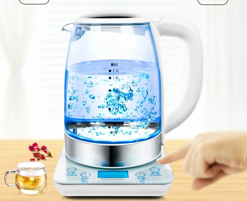 Electric kettle Intelligent insulation glass electric temperature milk