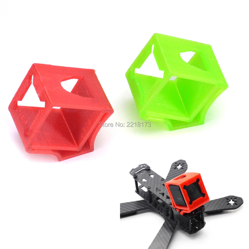 

Ultralight 3D Printed TPU Material cases 30Degree Fixed Mount Holder for Runcam 3s Gopro Session Camera seat bracket for Drone