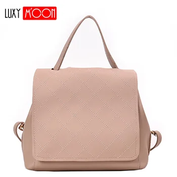 

Simple Backpack Women Anti Theft Soft Leather Quality Travel Backpacks Preppy Style Youth Hand Bag Female Mochila Mujer XA102K