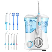 Ирригатор для полости рта 9 шт. наконечники ирригатор для полости рта 600 мл семейное использование Чистка стоматологический тихий дизайн