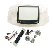 Горячей transprent Цвет полный комплект чехол В виде ракушки заменить игровой консоли с ограниченным объектив подходит gameboyadvance Системы гпоб dmg игры крышку