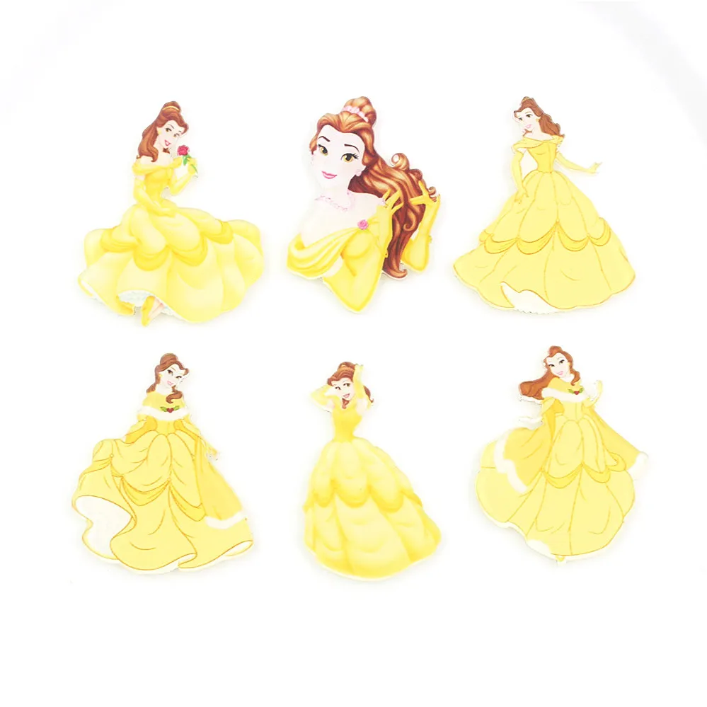 

BR0035， 1 pc., Acrylic flat back, acrylic cartoon brooch, handmade headdress bow accessories decorative material