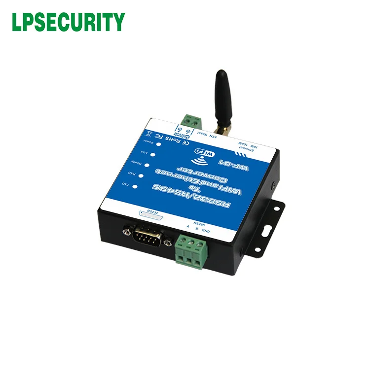 5pcs/lot Fast access WiFi Serial to Ethernet Transparent Transmission RJ45/Ethernet TO RS232/ RS485 WF-01 | Безопасность и защита