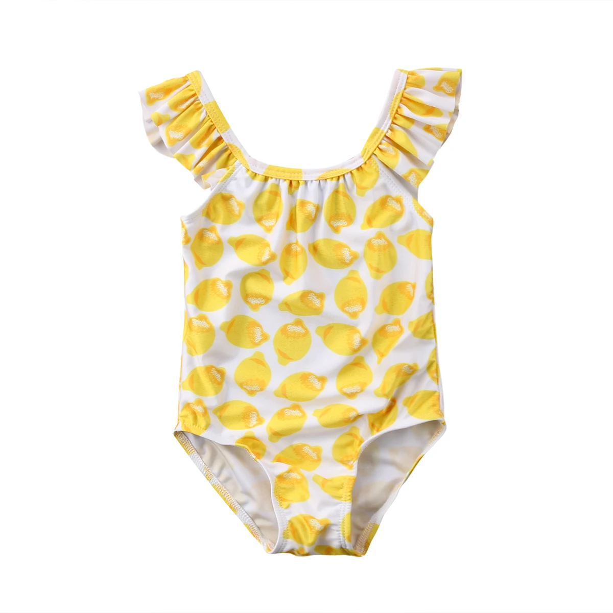 Lemon Swimwear Swimsuit Bathing Girls Clothing Cute Children Kid Baby